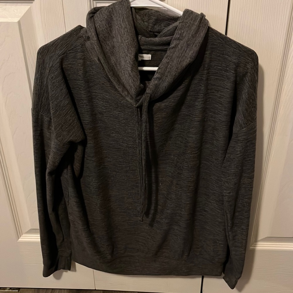 Grey Maurices cowl neck sweatshirt